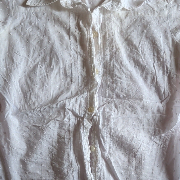 Point Zero Ivory Floral Embossed Blouse - Picture 2 of 2